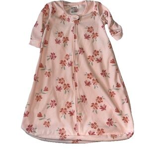5/$20 Carter’s Baby Girl 3-6 Month Fleece Sleep Sack Floral Print